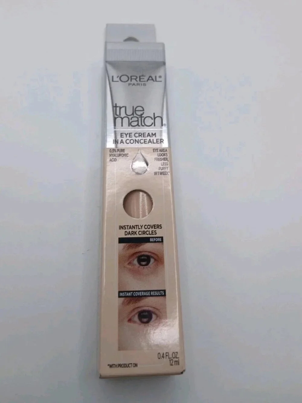 L'Oreal True Match Eye Cream in a Concealer, shade W 1–2 Fair